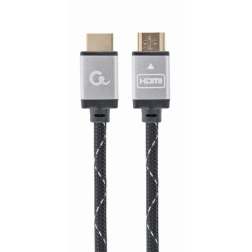 CABLE TRENZADO HDMI 2-0 4K 60HZ GEMBIRD SELECT PLUS SERIES CON ETHERNET 3M NEGRO