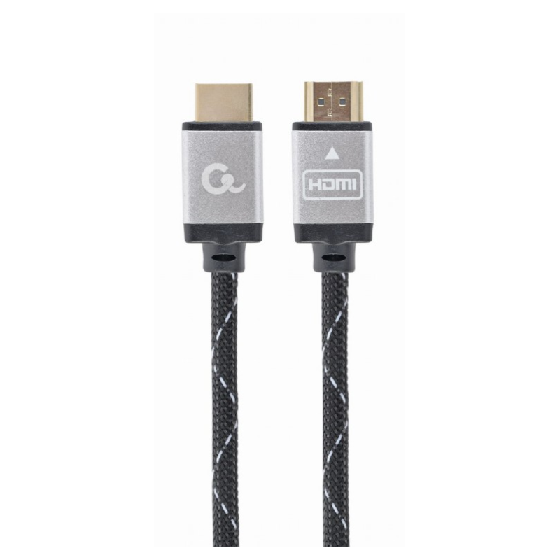 CABLE TRENZADO HDMI 2-0 4K 60HZ GEMBIRD SELECT PLUS SERIES CON ETHERNET 3M NEGRO