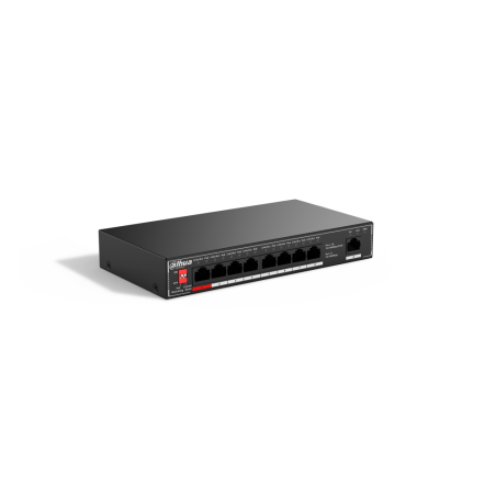 SWITCH IT DAHUA DH-SF1009P 9-PORT UNMANAGED DESKTOP SWITCH WITH 8-PORT POE