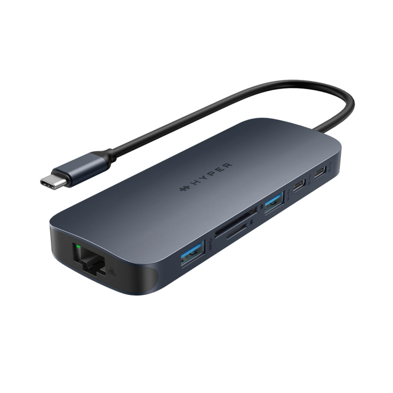 HYPER DRIVE ECOSMART GEN-2 DUAL HDMI USB-C 11-IN-1 HUB W 140 W PD3-1