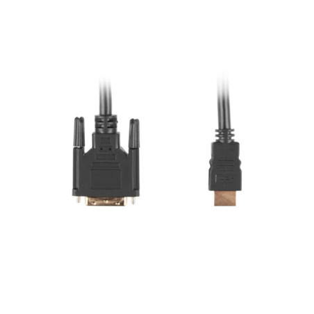 CABLE HDMI LANBERG MACHO-DVI-D 18+1 MACHO SINGLE LINK 0-5M NEGRO