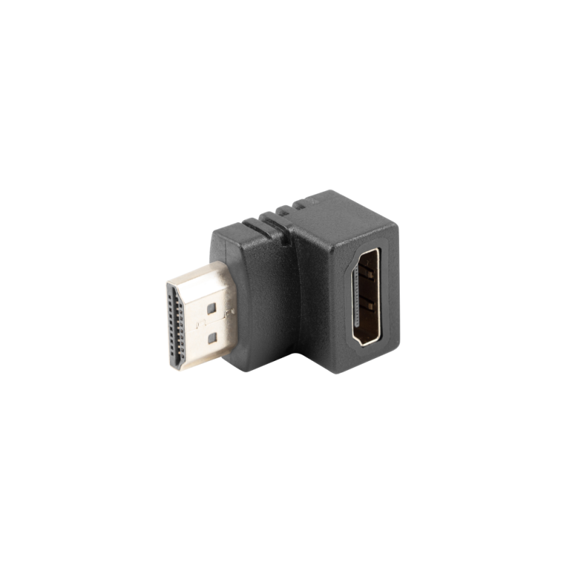 ADAPTADOR LANBERG HDMI(M) A HDMI(H) ANGULO ABAJO NEGRO