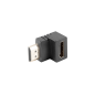 ADAPTADOR LANBERG HDMI(M) A HDMI(H) ANGULO ABAJO NEGRO