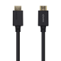 Cable HDMI 2-1 8K Aisens A150-0421- HDMI Macho - HDMI Macho- 1m- Certificado- Negro