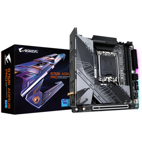 PLACA BASE GIGABYTE B760I AORUS PRO 1700 MITX 2XDDR5