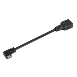 CABLE AISENS USB 2-0 OTG ACODADO MICRO B-M-A-H NEGRO 15CM