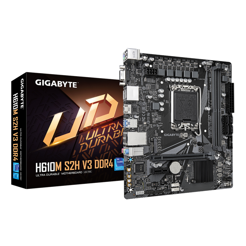 PLACA BASE GIGABYTE H610M S2H V3 1700 MATX 2XDDR4