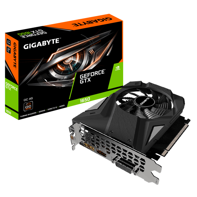 TARJETA GRAFICA GIGABYTE GTX 1650 D6 OC 4GB