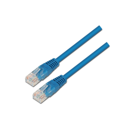 Cable de Red RJ45 UTP Aisens A133-0190 Cat-5e- 50cm- Azul