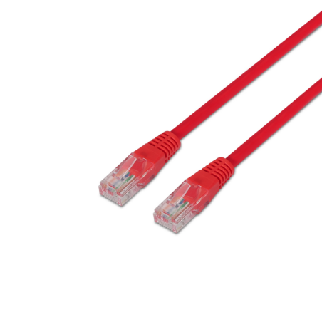 CABLE RED AISENS LATIGUILLO RJ45 CAT-5E UTP AWG24 ROJO 0-5M