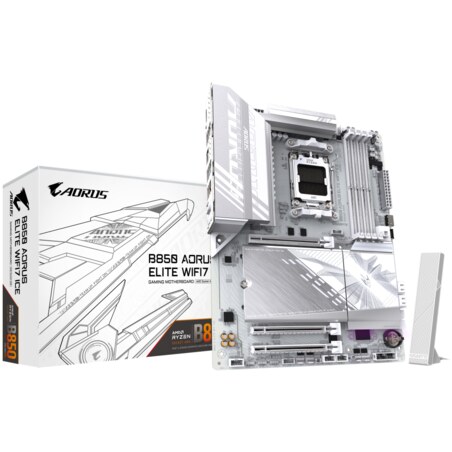 Placa Base Gigabyte B850 AORUS ELITE WIFI7 ICE Socket AM5- DDR5- PCIe 5-0