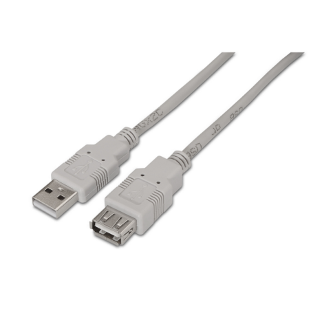 CABLE AISENS USB 2-0 TIPO A-M-A-H BEIGE 1-0M