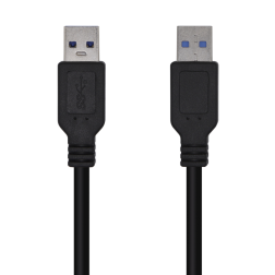 CABLE AISENS USB 3-0 TIPO A-M-A-M NEGRO 2-0M