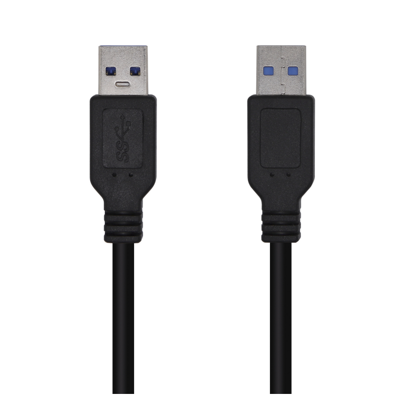 CABLE AISENS USB 3-0 TIPO A-M-A-M NEGRO 2-0M