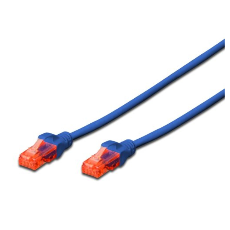 CABLE DE RED EWENT CAT 6 U-UTP DE 5,0 METROS EN COLOR AZUL