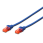 CABLE DE RED EWENT CAT 6 U-UTP DE 5,0 METROS EN COLOR AZUL