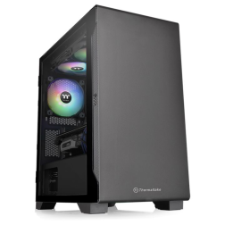 CAJA THERMALTAKE S100 BLACK MATX 1XUSB 3-0 SIN FUENTE NEGRO