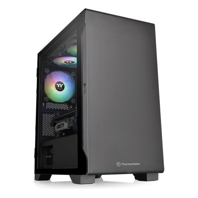 CAJA THERMALTAKE S100 BLACK MATX 1XUSB 3-0 SIN FUENTE NEGRO