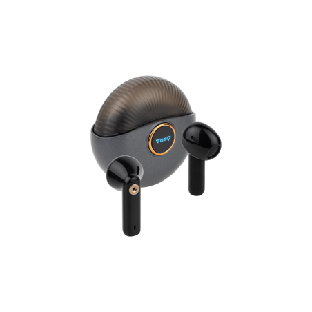 Auriculares Bluetooth TooQ Snail TQBWH-0060G con estuche de carga- Autonomía 4h- Grises y Negros