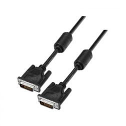 Cable DVI Aisens A117-0089- DVI-D Macho - DVI-D Macho- 1-8m- Negro