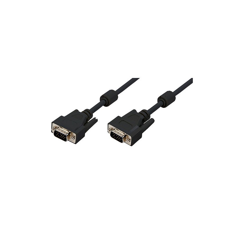 CABLE VGA M-M 20M NEGRO LOGILINK CV0018