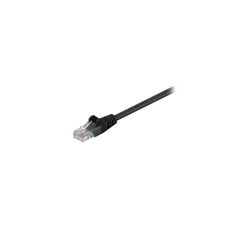 CABLE RED UTP CAT5E RJ45 GOOBAY 3M NEGRO