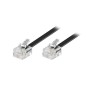 CABLE TELEFONO GOOBAY RJ11 6M NEGRO