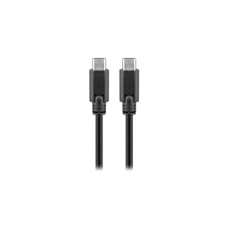 CABLE USB(C) 3-2 A USB(C) 3-2 GOOBAY 1M NEGRO