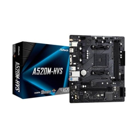 PLACA BASE ASROCK AM4 A520M-HVS