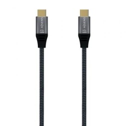 CABLE AISENS USB 3-2 GEN2x2 ALU 20GBPS 8K30HZ 5A 100W USB-C 1-5M