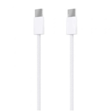 CABLE AISENS USB 2-0 3A 60W APPLE USB-C-M-USB-C-M BLANCO 1-0M