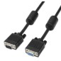 CABLE AISENS SVGA CON FERRITA HDB15-M-HDB15-H NEGRO 1-8M