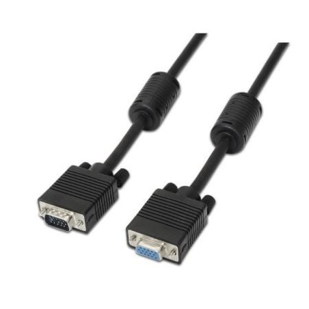 CABLE AISENS SVGA CON FERRITA HDB15-M-HDB15-H NEGRO 3-0M