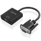 CABLE CONVERSOR AISENS SVGA-M+JACK 3-5-H+USB MICROB-H A HDMI A-H 20CM