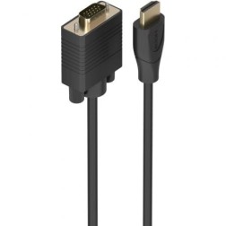 Cable Conversor Aisens A122-1012 SVGA Macho- HDMI Macho- 2m- Negro