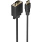 Cable Conversor Aisens A122-1012 SVGA Macho- HDMI Macho- 2m- Negro