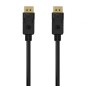 Cable DisplayPort 1-2 4K Aisens A124-0548- DisplayPort Macho - DisplayPort Macho- Hasta 5W- 2300Mbps- 50cm- Negro