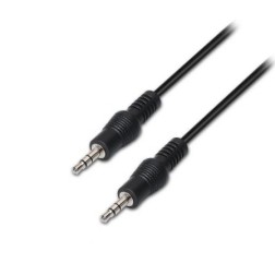 CABLE AISENS AUDIO ESTEREO JACK 3-5 M-JACK 3-5 M NEGRO 3-0M