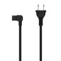 CABLE ALIMENTACION AISENS ACODADO FORMA 8 CEE7-16-M-C7-H 1,8mts