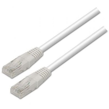 CABLE RED AISENS LATIGUILLO RJ45 CAT-5E UTP AWG24 BLANCO 5-0M