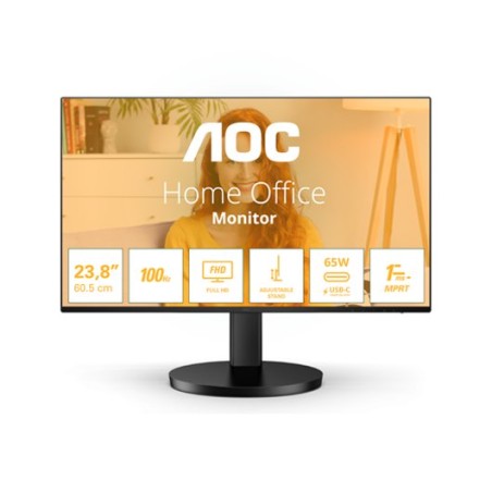 Monitor Profesional AOC 24B3CF2 23-8"- Full HD- Multimedia- Negro