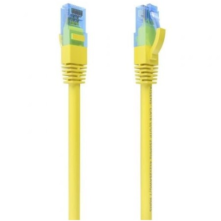 CABLE RED AISENS LATIGUILLO RJ45 CAT-6 UTP AWG26 CCA AMARILLO 1-0M