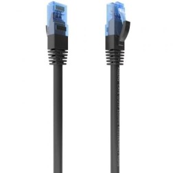 CABLE RED AISENS LATIGUILLO RJ45 CAT-6 UTP AWG26 CCA NEGRO 5-0M