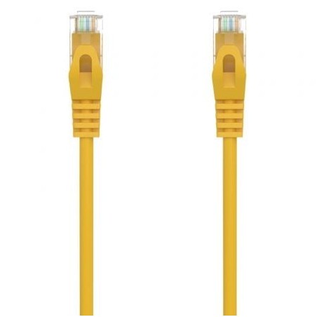 Cable de Red RJ45 AWG24 UTP Aisens A145-0563 Cat-6A- LSZH- 25cm- Amarillo