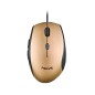 RATON OPTICO NGS MOTH GOLD WIRED ERGONOMIC SILENT