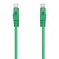 Cable de Red RJ45 AWG24 UTP Aisens A145-0579 Cat-6A- LSZH- 50cm- Verde