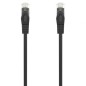 CABLE RED AISENS LATIGUILLO RJ45 LSZH CAT-6A UTP AWG24 1-0M NEGRO