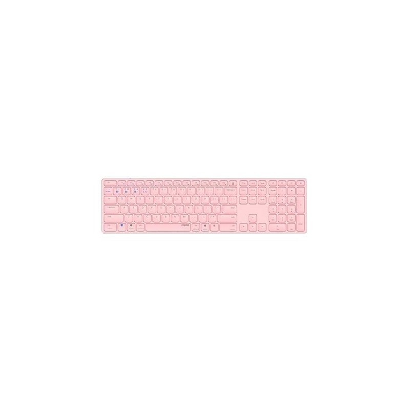 TECLADO WIRELESS RAPOO E9800M PINK