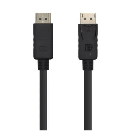 CABLE DISPLAYPORT AISENS V1-4 8K60HZ M-M NEGRO 2-0M