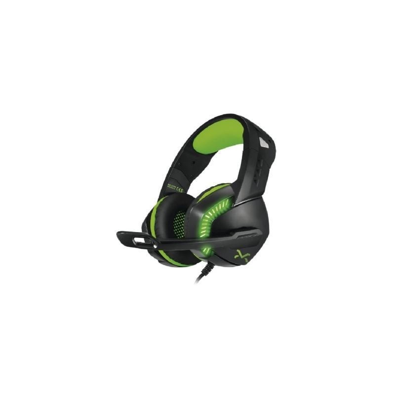 AURICULARES GAMING DROXIO LEYON NEGRO-VERDE